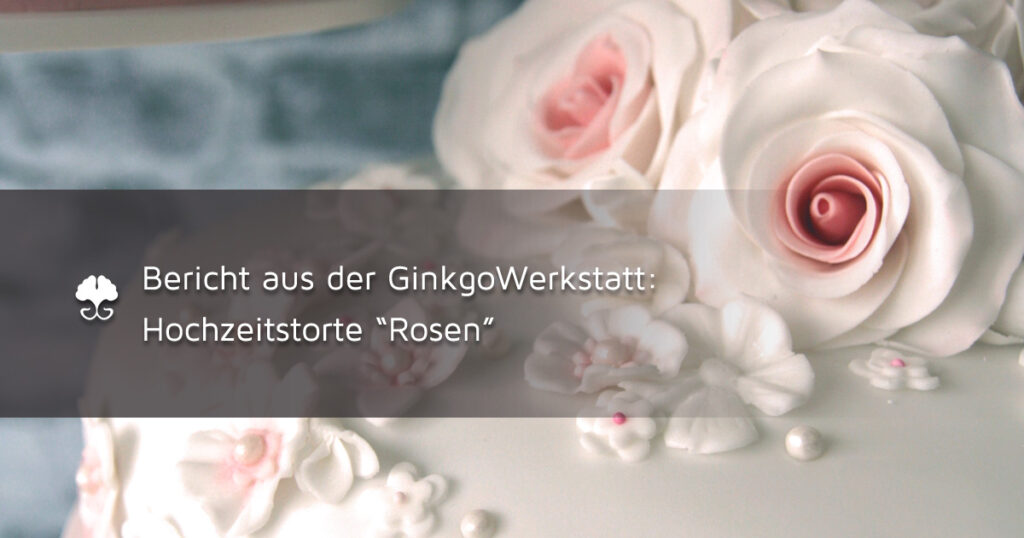 Hochzeitstorte mit Rosen