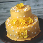Torte "Gelbe Blüten"