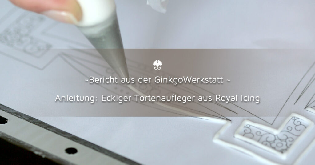 Eckiger Tortenaufleger