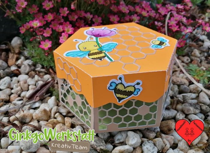 "Bee Box" Set - Bastelvorlage