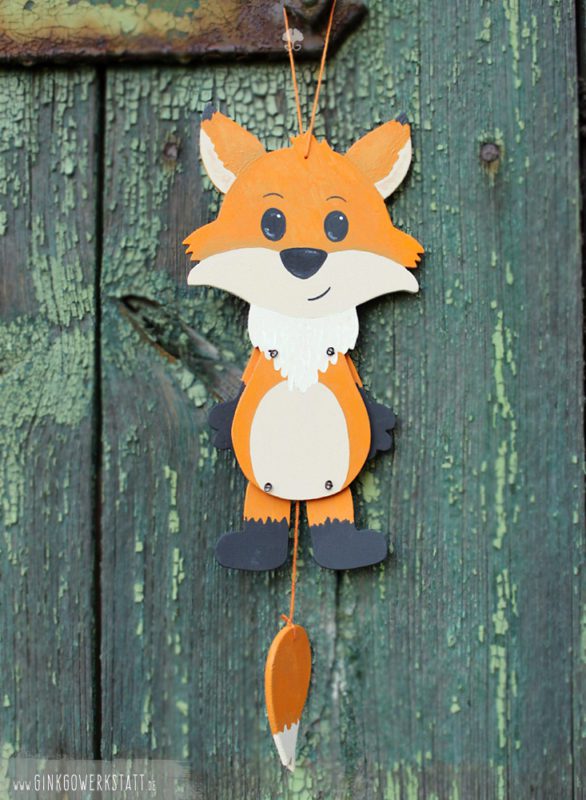 Hampelwald "Fuchs" - Bastelvorlage - GinkgoWerkstatt