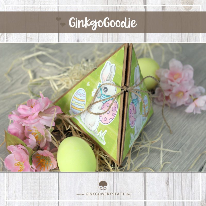 GinkgoGoodie "Hase mit Mundschutz" - Digistamp