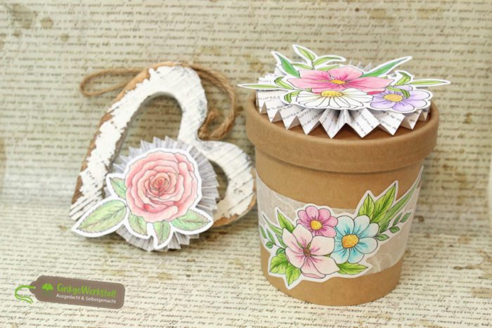 Blüten & Blätter - Digistamp Set