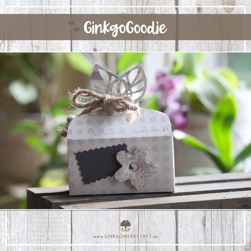 Kleine Geschenkbox - Bastelvorlage