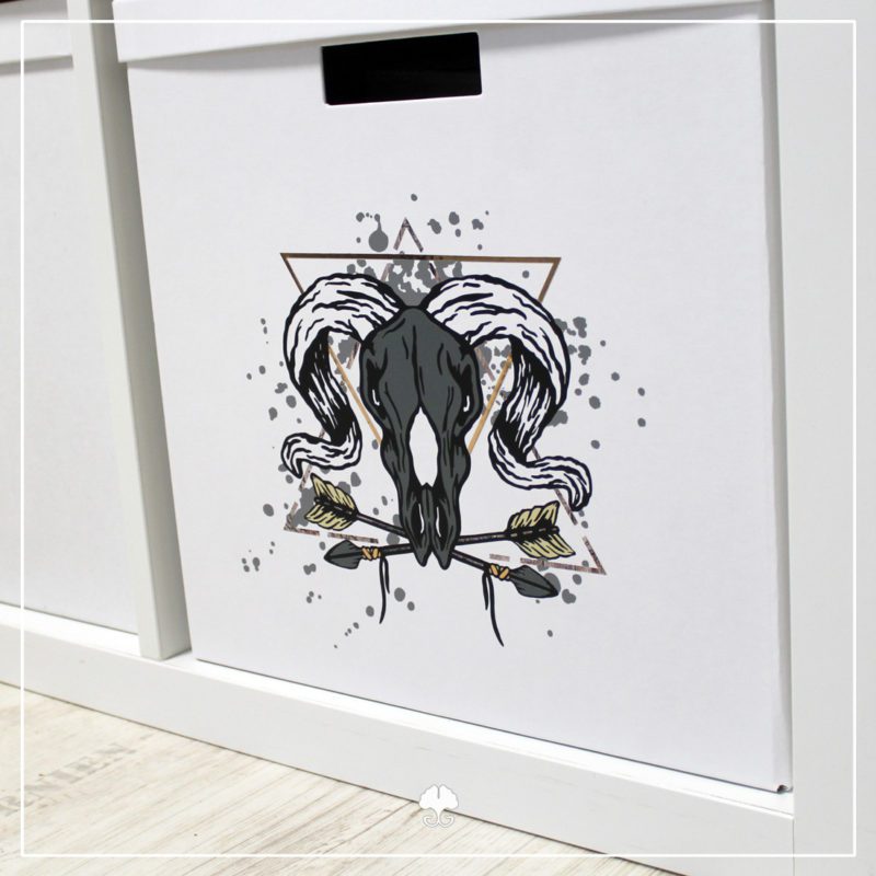 Skull "Widder" - Plotterdatei