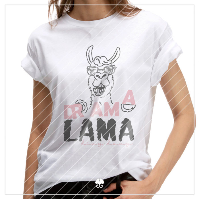 Statement "Drama Lama" - Plotterdatei