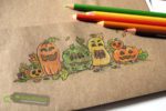 Halloween "Kürbisse" - Digistamp