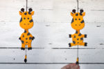 Hampelzoo "Giraffe" - Bastelvorlage