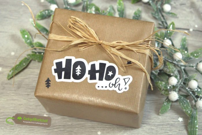 Lettering "Hoho...hä" - Plotterdatei