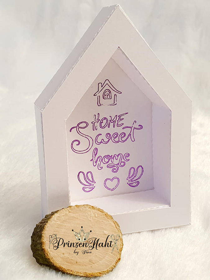 Lettering "Home Sweet Home" - Plotterdatei