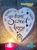 Lettering "Home Sweet Home" - Plotterdatei