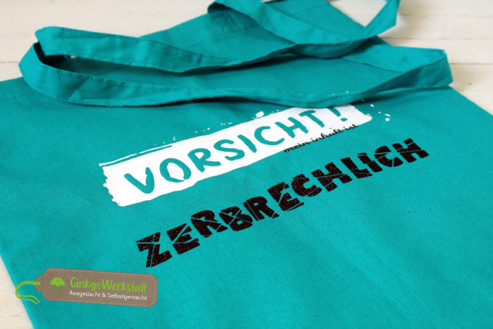 Wortspiel "Zerbrechlich" - Plotterdatei