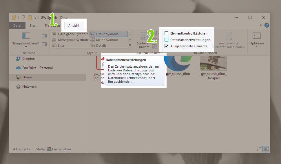 Fehlende SVG - Dateierweiterung