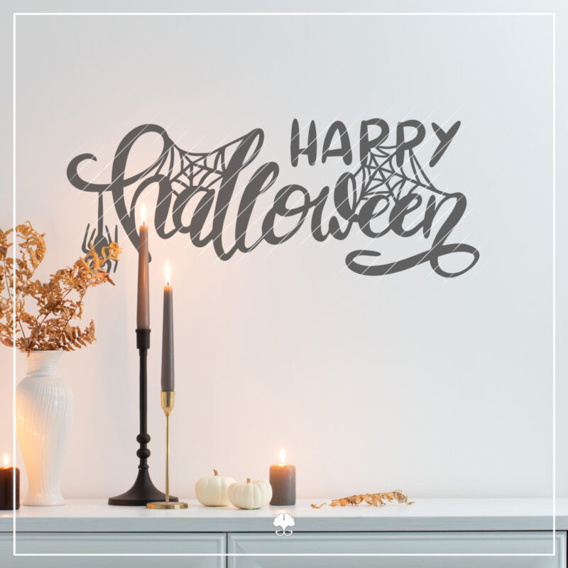 Lettering "Happy Halloween" - Plotterdatei