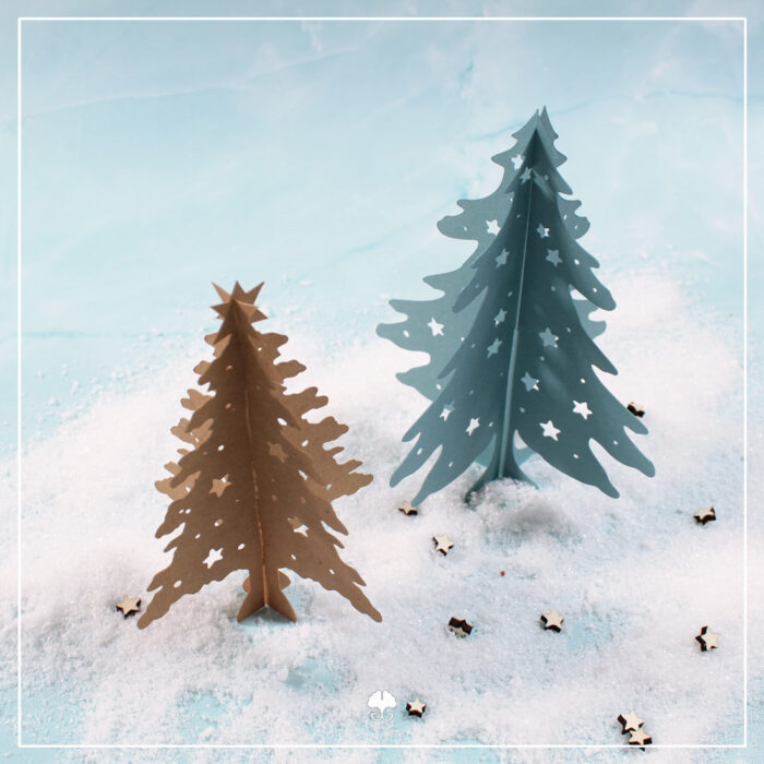 Steckbäume "Weihnachten" - Laserdatei
