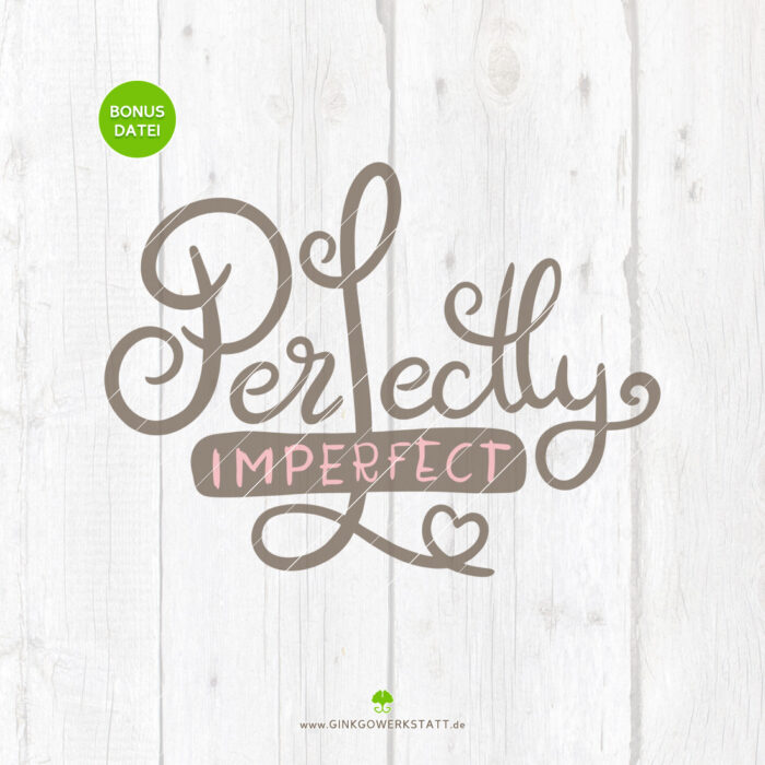 Vorschau der Bonusdatei "Perfectly Imperfect"