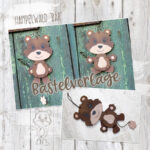 Hampelwald "Bär" - Bastelvorlage