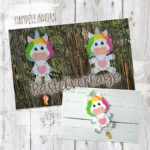 Hampelmärchen "Einhorn" - Bastelvorlage