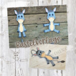 Hampelbauernhof "Esel" - Bastelvorlage