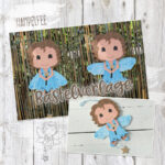 Hampelmärchen "Fee" - Bastelvorlage