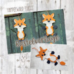 Hampelwald "Fuchs" - Bastelvorlage