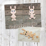 Hampelbauernhof "Hase" - Bastelvorlage