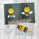 Hampelinsekten "Hummel" - Bastelvorlage