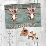 Hampelbauernhof "Katze" - Bastelvorlage