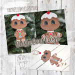 Hampelwinter "Lebkuchenmann" - Bastelvorlage