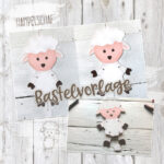 Hampelbauernhof "Schaf" - Bastelvorlage