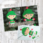 Hampelwinter "Wichtel" - Bastelvorlage