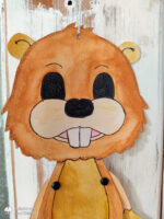 Hampelwald "Biber" - Bastelvorlage – Bild 4