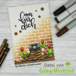 Maulwurf mit Tulpen - Digistamp – Bild 5