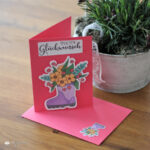 Stiefel mit Blumen - Digistamp – Bild 4