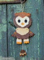 Hampelwald "Eule" - Bastelvorlage – Bild 3