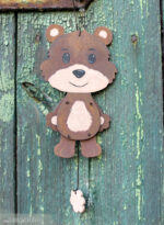 Hampelwald "Bär" - Bastelvorlage – Bild 2