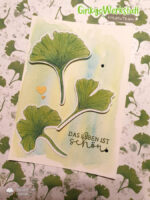 Ginkgo Blätter - Digistamp Set – Bild 13
