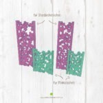 Digitale Vorschau der Datei 3D Klötzchendeko "Sterne". Zu sehen sind die vier Elemente, welche Teil des Downloads sind. Sie sind sowohl für Mini- als auch Standardklötzchen geeignet.