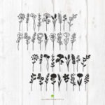 Basics "Große Wildblumen" - Kreativdatei