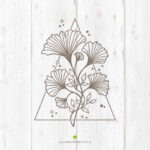 Floral "Ginkgozweige v1" - Plotterdatei – Bild 3