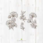 Floral "Ginkgozweige v3" - Plotterdatei – Bild 4
