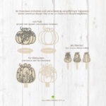 Floral "Kürbisse" - Laserdatei – Bild 3