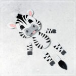 Hampelzoo „Zebra“ – Kreativdatei – Bild 3