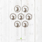 Hase im Kranz - Kreativdatei – Bild 2