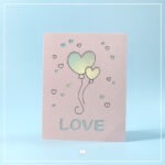 Kartenset "Fliegende Herzen" - Plotterdatei || SVG – Bild 2