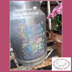 Lettering "Blumen lächeln" - Plotterdatei – Bild 3