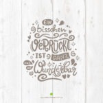 Lettering "Ein bisschen verrückt" - Plotterdatei – Bild 2