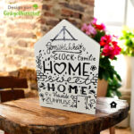 Lettering "Sweet Home" - Plotterdatei – Bild 6