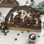 Mini-Lichterbogen "Häuserreihe" - Kreativdatei – Bild 9