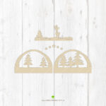 Mini-Lichterbogen "Reh im Wald" - Kreativdatei – Bild 4